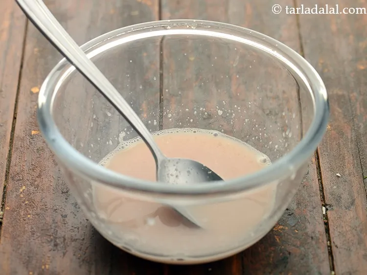 Step 17 – Mix well using a spoon.