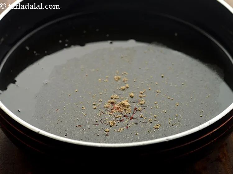 Step 19 – Add saffron. It elevates the taste of&nbsp;<strong>amla murabba | Rajasthani amla murraba | Indian gooseberry&nbsp;</strong><strong>murabba</strong><strong>&nbsp;|</strong>