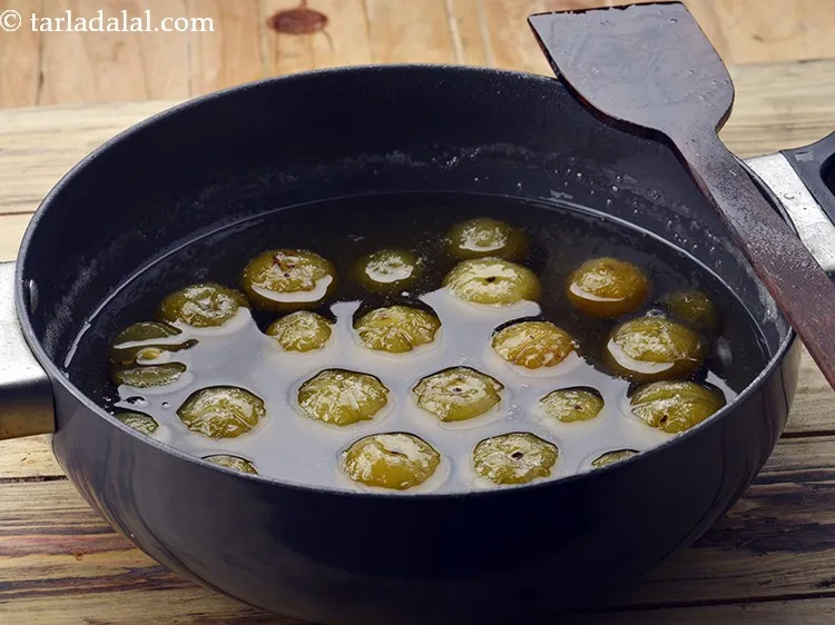 Step 15 – After 2 days, the amla murabba will look like this.