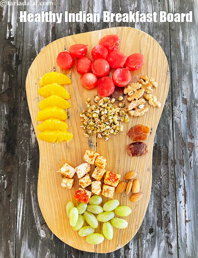 Step 37 – Serve <strong>anti ageing breakfast platter |&nbsp;<!--%3Cmeta%20charset%3D%22UTF-8%22%20%2F%3E-->healthy breakfast platter idea&nbsp;|&nbsp;vegetarian Indian breakfast platter for healthy skin&nbsp;|&nbsp;healthy …