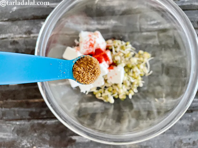 Step 26 – <meta charset="UTF-8" />Add 1/4 tsp&nbsp;<a href="glossary-cumin-seeds-powder-jeera-powder-zeera-powder-382i">cumin seeds (jeera) powder</a>.