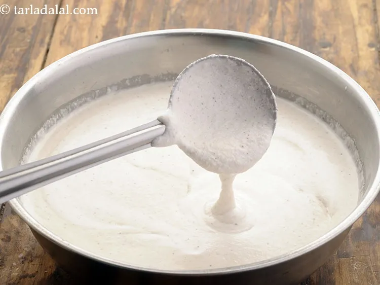 Step 15 – After fermentation, the batter will look like this.