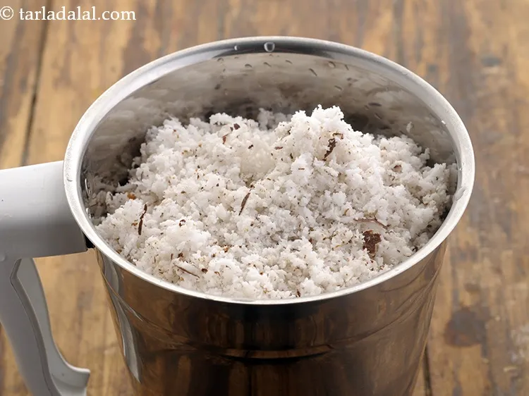 Step 8 – Add fresh grated coconut.