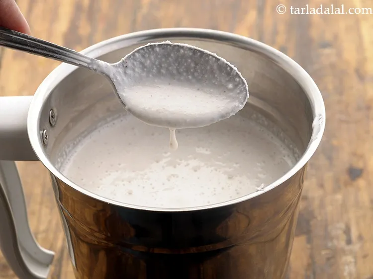 Step 10 – Blend in a mixer to smooth paste. Keep aside.