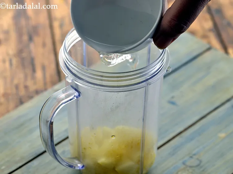 Step 19 – Transfer the apples (along with the littler remaining water) into a mixer jar. to make …
