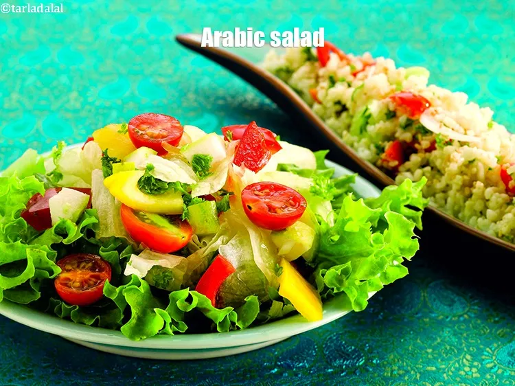 Step 16 – <strong>Lebanese 7 spice powder</strong> can be used in <strong><a href="https://www.tarladalal.com/Arabic-Salad-22594r">Arabic Salad</a></strong>.