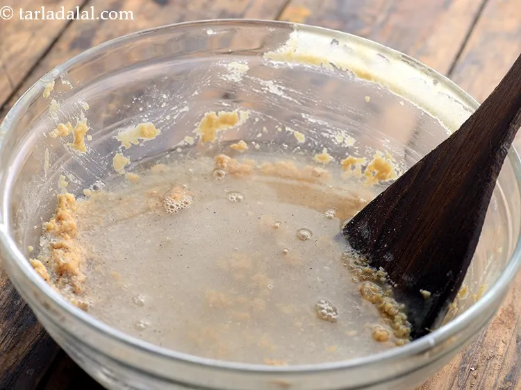 Step 8 – Add 3/4 cup of water.