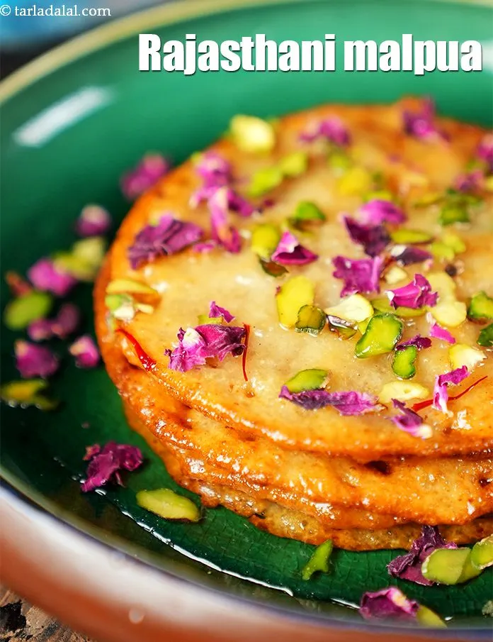 Step 23 – Serve the <strong>malpua</strong> immediately.