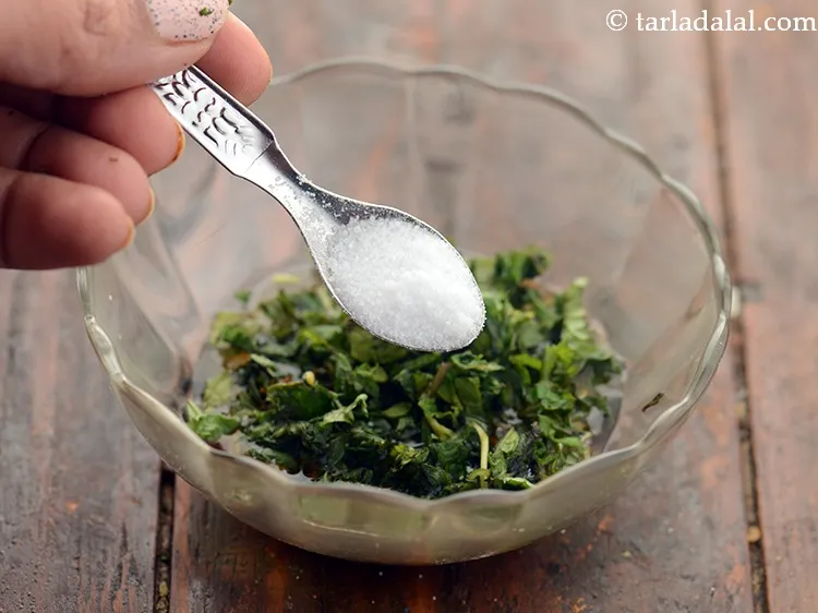 Step 12 – Add salt.