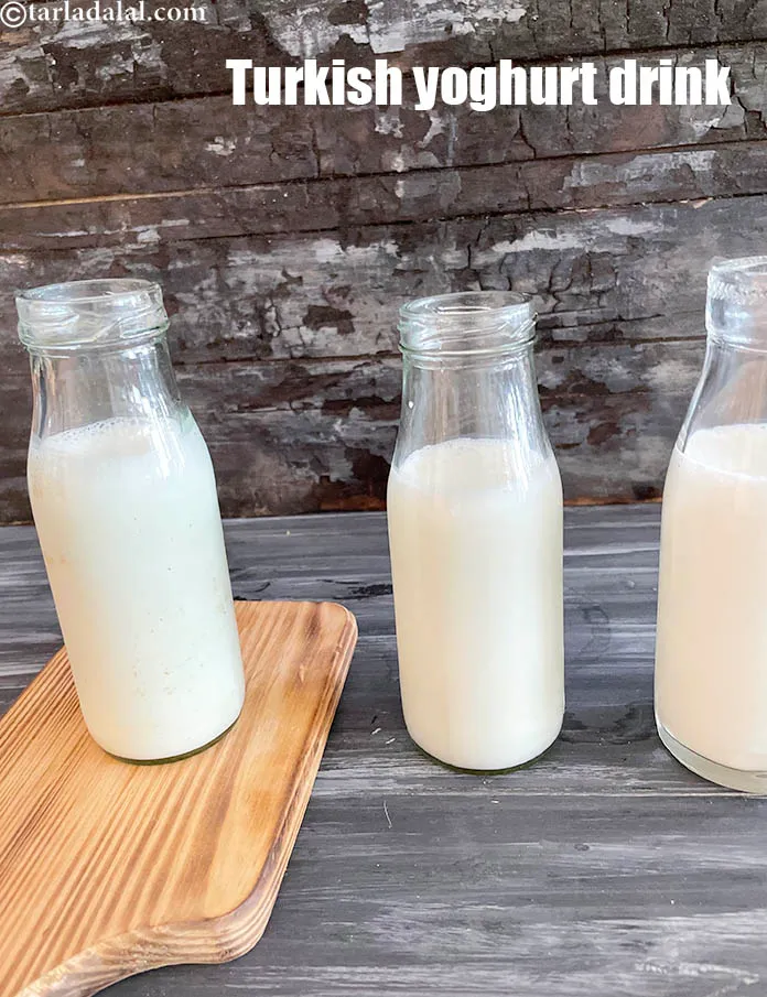 स्टेप 7 – &lt;strong&gt;आयर्न, तुर्की योगर्ट पेय&lt;/strong&gt; को | &lt;strong&gt;तुर्की दही पेय | …