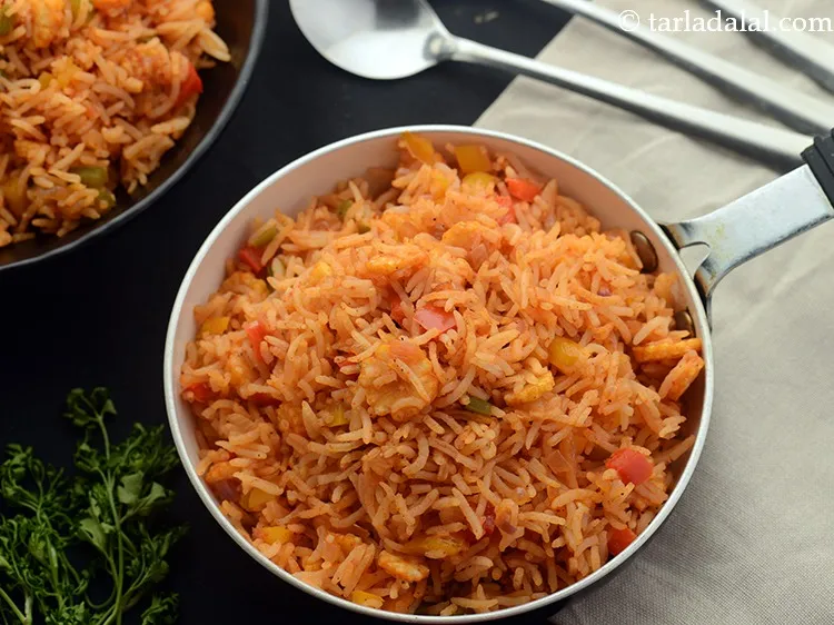 स्टेप 23 – <strong>बेबी कॉर्न और शिमला मिर्च चावल</strong> को | <strong>बच्चों के …