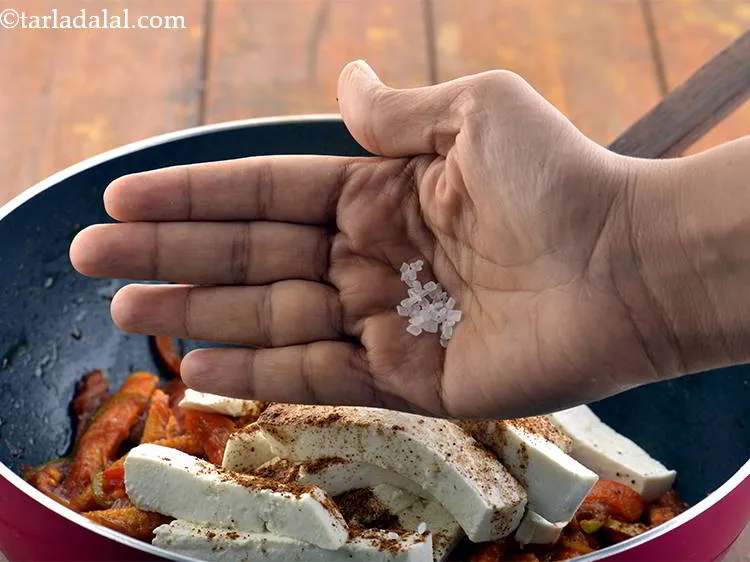 Step 17 – Add the sugar to balance the sourness from the vinegar and the tomatoes.