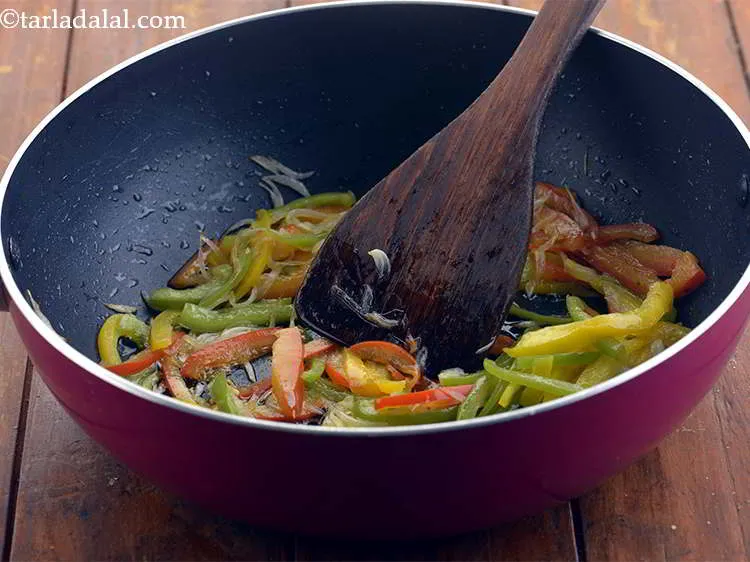 Step 6 – Mix well and saut&eacute; on a medium flame for 2 to 3 minutes, till the …