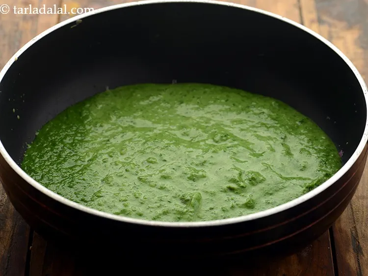 Step 19 – Pour the mixture back into the kadhai. &nbsp;