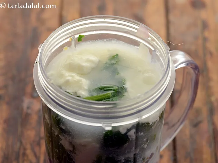 Step 17 – Add milk and &frac12; cup of water. &nbsp;