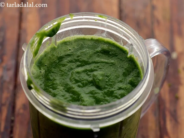 Step 18 – Blend in a mixer to a smooth paste. &nbsp;