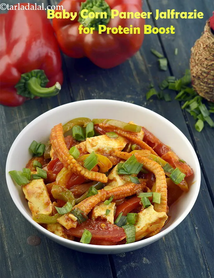 Step 23 – <strong>Baby Corn Paneer Jalfrazie for Protein Boost</strong>. Paneer is one of the concentrated source of …