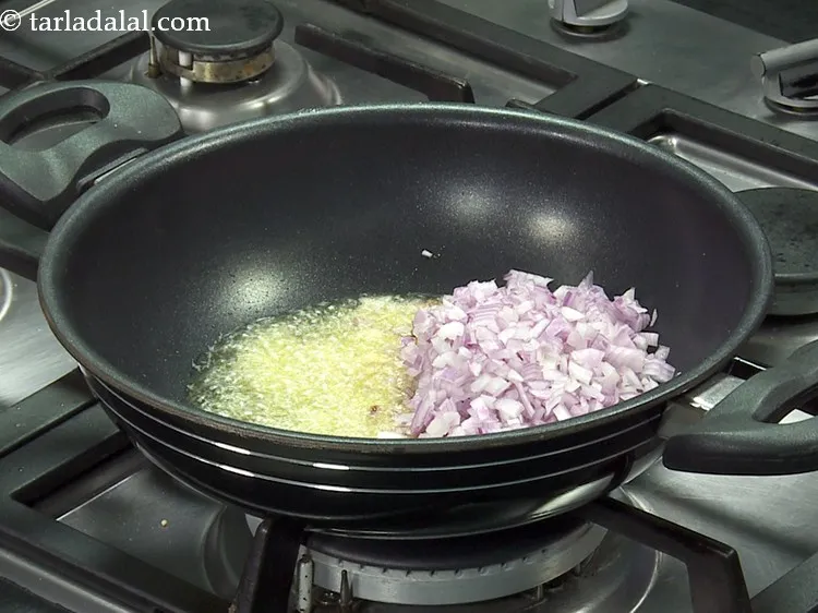 Step 9 – Add the onions. Jains can make <strong>baingan musasalam </strong>without onion and garlic by skipping their …