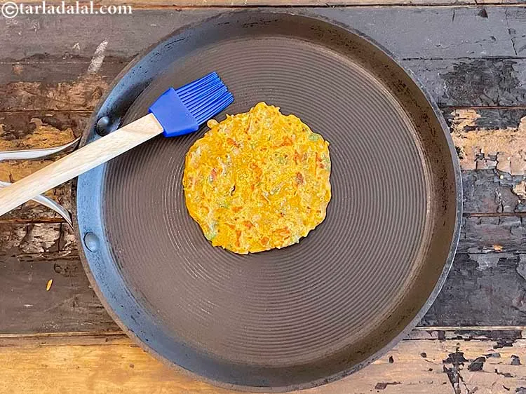 Step 32 – Flip over and apply a bit of oil.