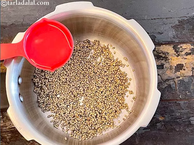 Step 10 – Add 1/2 cup of water.