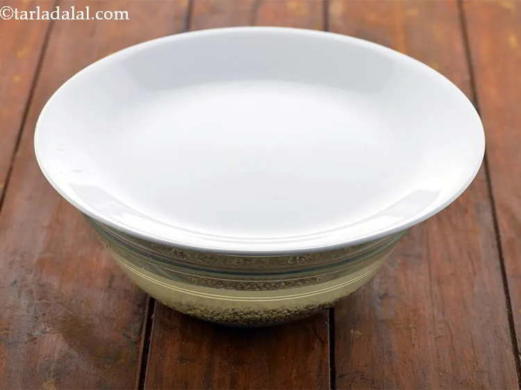 Step 5 – Cover with a lid and keep aside to soak for 8 hours. If you do …