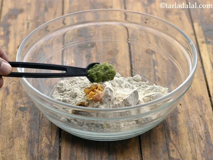 Step 7 – Add &frac12; tsp <a href="https://www.tarladalal.com/How-To-Make-Green-Chilli-Paste-42729r" target="_blank">green chilli paste</a>. Check out this recipe of&nbsp;and make it …