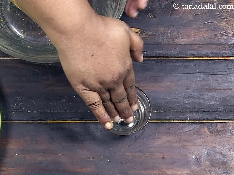 Step 16 – <strong>For shaping and cutting the bajra onion muthia recipe | Gujarati bajra muthiya | healthy …