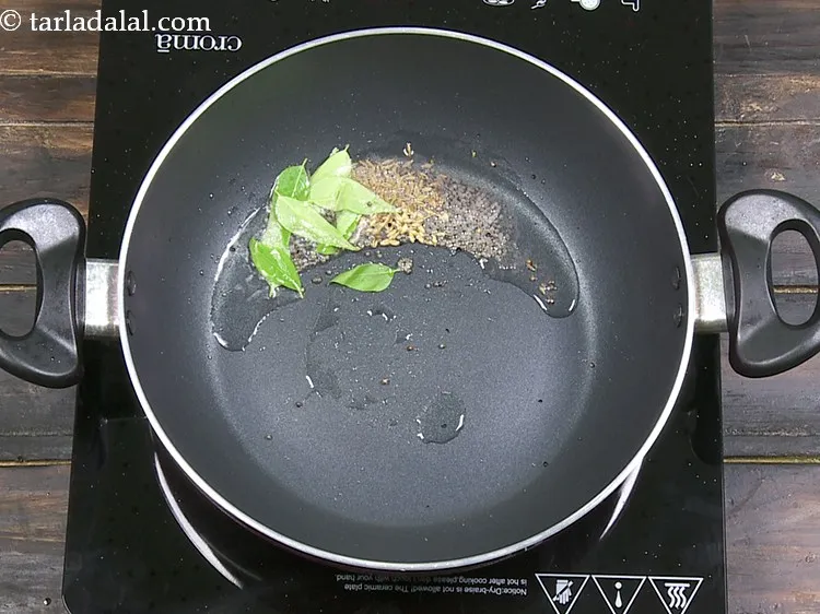 Step 25 – Add 7 to 8&nbsp;<a href="https://www.tarladalal.com/glossary-curry-leaves-kadi-patta-kadipatta-388i">curry leaves (kadi patta)</a>.&nbsp;Curry leaves have <a href="https://www.tarladalal.com/recipes-for-antioxidant-rich-1054" target="_blank">antioxidant</a>, antimicrobial and …
