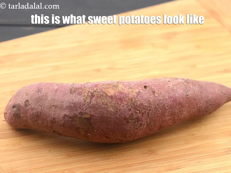 Step 4 – This is what sweet potatoes look like.