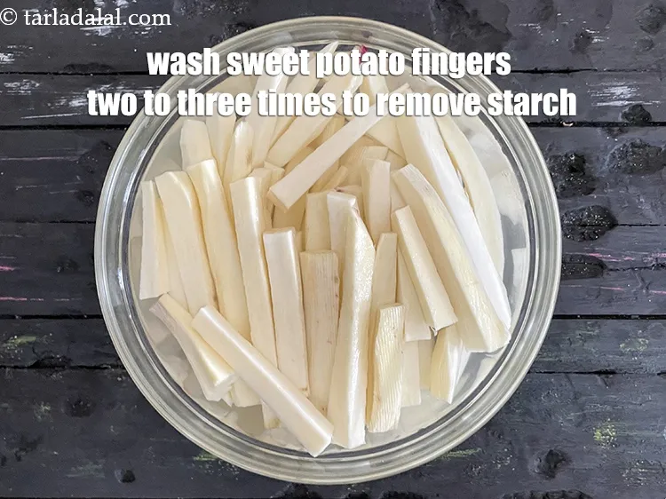 Step 9 – Wash twice thoroughly&nbsp;to remove the starch.