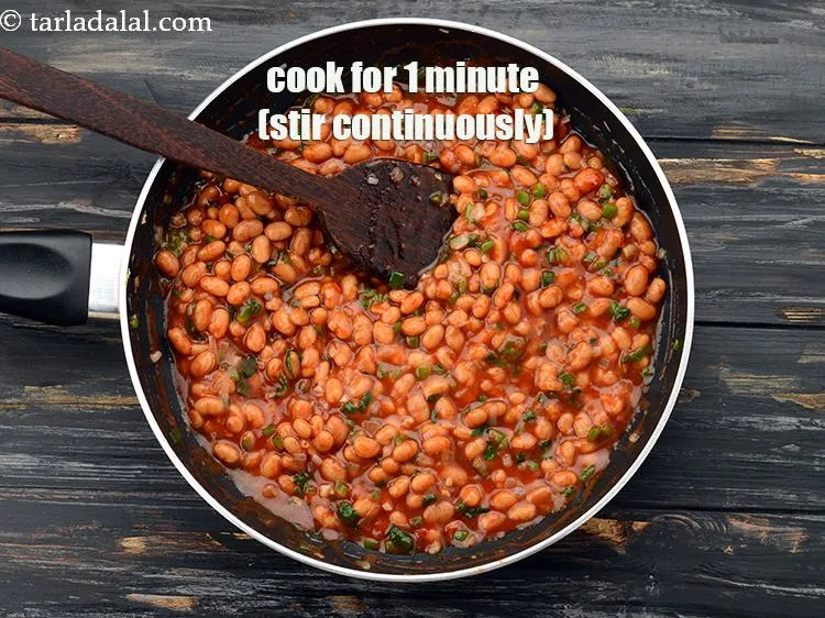 Step 16 – Cook on a medium flame for 1 minute, while stirring continuously.