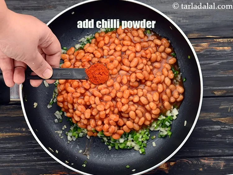 Step 12 – Add 1 tsp&nbsp;<a href="https://www.tarladalal.com/glossary-chilli-powder-red-chilli-powder-339i">chilli powder</a>.