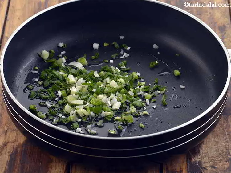 Step 11 – Add the spring onions. They will provide the desired crunch and flavor to the <strong>Baked …