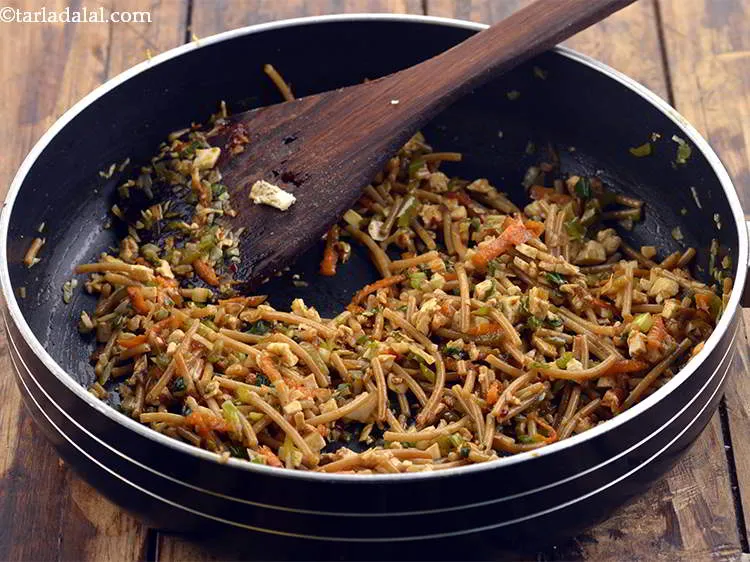 Step 22 – Add the pepper (as per your liking) and mix well. Keep aside.