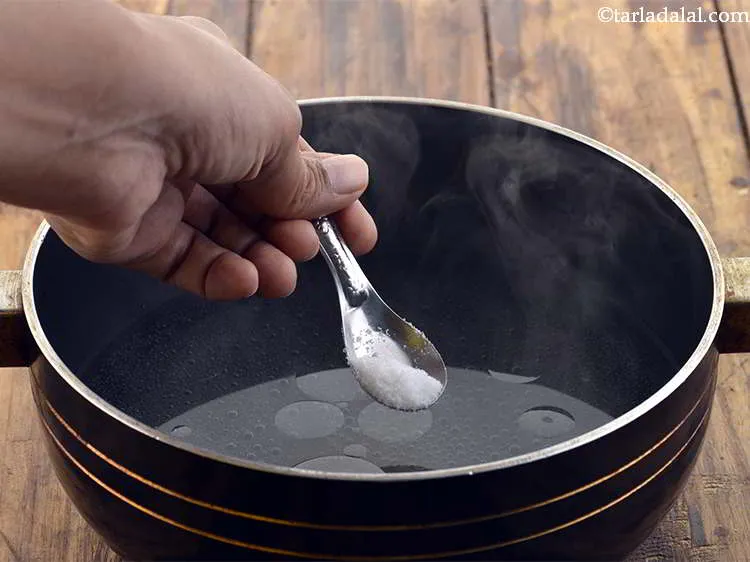 Step 4 – Add salt to taste and mix well.