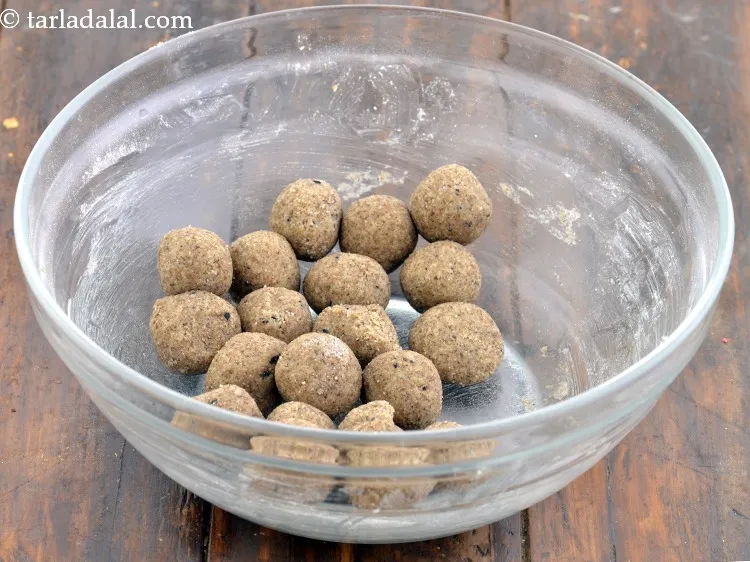 Step 10 – To make <strong>baked buckwheat puri recipe | healthy kuttu ki puri | Indian buckwheat poori …