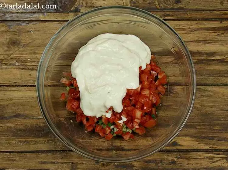 Step 7 – Add the prepared thick white sauce.
