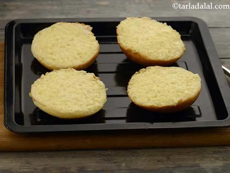 Step 8 – Place all the 4 buns on a baking tray and bake it in a pre-heated …