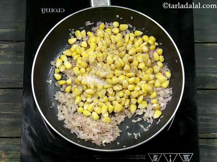 Step 12 – Add salt and pepper powder.