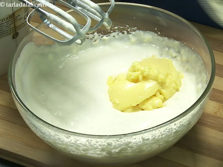 Step 14 – Add the readymade custard. To prepare &frac34; cup of custard, take 1 cup of milk. …