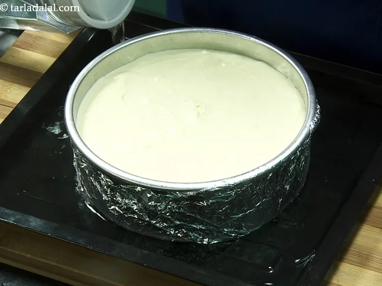 Step 21 – Pour hot water around it till it covers &frac14; of the tin. This method of …