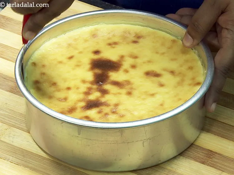 Step 24 – Remove the aluminum foil and carefully loosen the sides using a sharp knife. Make sure …