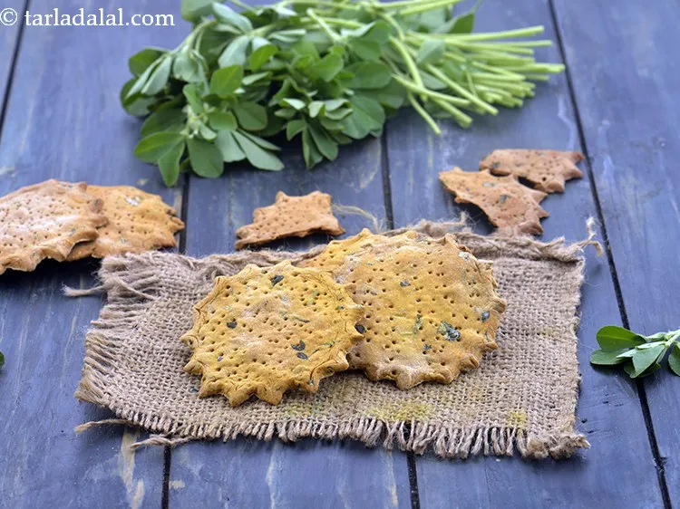 Step 31 – Cool <strong>baked methi mathri recipe | healthy crispy methi mathri | baked mathari | healthy …