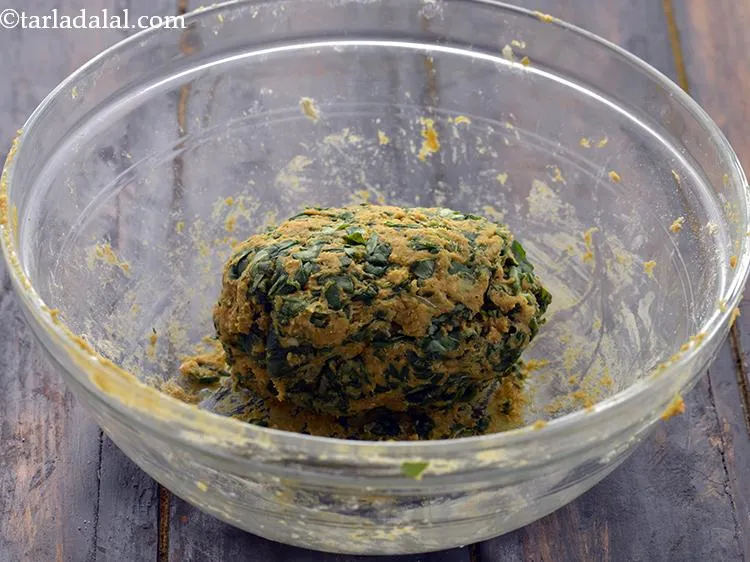 Step 13 – Knead into a soft dough. If the dough is very sticky, then add little chickpea …