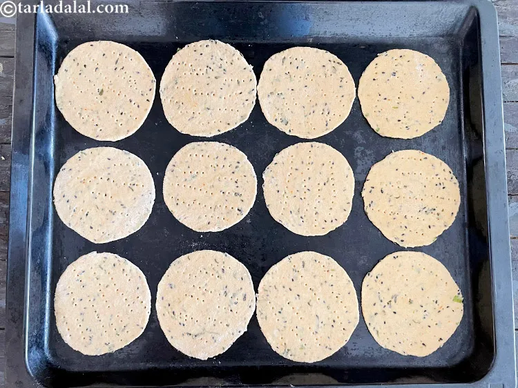 Step 28 – <meta charset="UTF-8" /> Arrange <strong>oats puri</strong> on a baking tray. TIP : no need to …