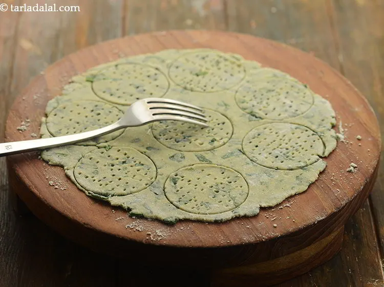 Step 13 – Prick it with a fork.