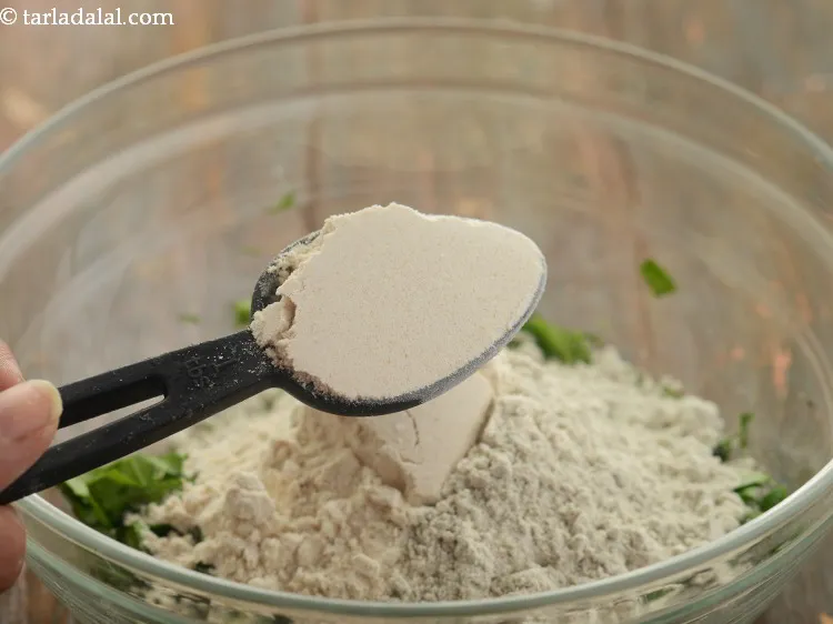 Step 5 – Add whole wheat flour.