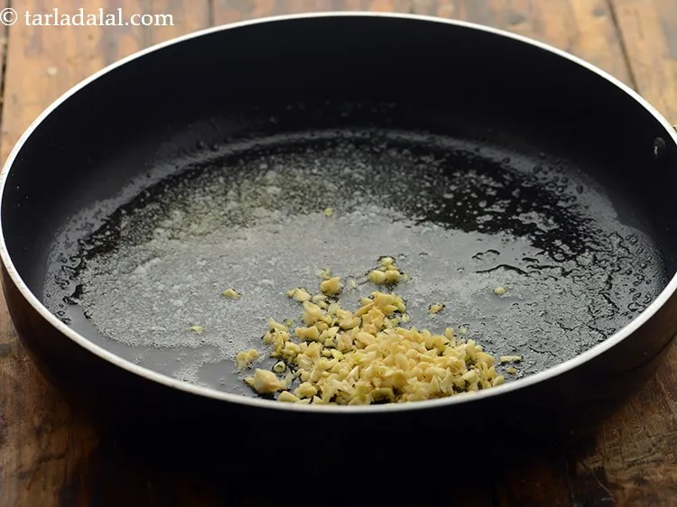 Step 13 – Add the garlic.