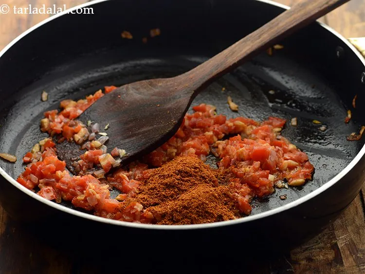 Step 18 – Add the pav bhaji masala. My kitchen is always stocked with a jar of aromatic …