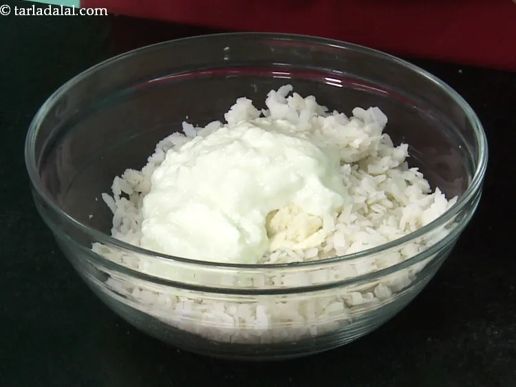 Step 10 – Add curd. To learn how to make dahi, check out this detailed recipe of curd …
